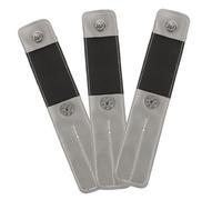 Beatifufu 3Pcs Portable PU Leather Eyelash Extension Tweezers Holder Bag Tweezers Storage Container for Makeup Accessories Travel Convenient Protective Pouch