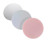 Beatifufu 3pcs Portable Refillable Loose Powder Box Set Ultra-thin Stylish Empty Powder Holder for Cosmetic Storage Female Makeup Container Travel-friendly Case