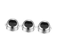 Beatifufu 3pcs Stainless Steel Exhaust Louver Grille for Range Hood Polished Ventilation Cap and Easy to Install for Kitchen and Industrial
