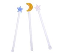 Beatifufu 3pcs Swizzle Stick Stir Sticks Drinks Stirring Thanksgiving Coffee Muddler Stirrers Drinking Stirrers Tea Glass re-usable