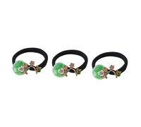Beatifufu 3pcs Vintage Chinese Style Hair Tie Elegant Decorative Hair Rope for Girls Simple and Lightweight Ponytail Accessory for Everyday Wear and Bun Hairstyles