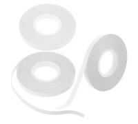 Beatifufu 3pcs Water Soluble Double Sided Tape Sewing Accessory Tape Pva White High Adhesive for Fabrics and Papers Crafting Embroidery