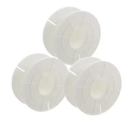 Beatifufu 3pcs White Copper Wire Frequency Divider Frame, Audio Cord Carrier and Storage Reel for Speaker Cable Management, Round Sound Equipment Accessory for Live Stage Use