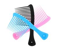 Beatifufu 3pcs Wide Tooth Detangling Comb for Curly Hair Household Hair Styling Tool Tooth Design for Easy Detangling Includes and Combs