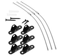 Beatifufu 3sets Falling Device Furniture Secure Straps Home Furniture Strap Set Cupboard Locks Safe Wall Anchors