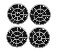 Beatifufu 4 Pcs Washer Floor Protector and Fridge Raising Cushion Set 2.5cm Anti-slip Vibration Dampening Foot Mats for Washing Machines and Large Appliances