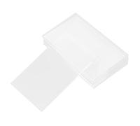 Beatifufu 40Pcs Clear Acrylic Rectangle Place Cards Blank Wedding Table Seating Cards for Guest Names Reusable Table Decoration for Weddings Parties and Events