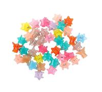 Beatifufu 40pcs Star Design Princess Hairpin Mini Hair Clips for Girls Hair Claw