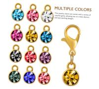 Beatifufu 48 Pcs Colorful Alloy DIY Jewelry Charms Pendants for Necklace Bracelet Earring Making Rust Resistant Birthday Accessories for Creative Crafting
