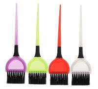 Beatifufu 4pcs Baking Oil Brush for Hair Coloring Includes Hair Dying Brush for Salon Use for Highlighting and Tinting Random Color
