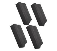 Beatifufu 4pcs Beard Trimmings Sponge Grooming Hair Cleaning Brushes for Men Efficiently Removing Facial Hair for Sinks Countertops Portable and Multipurpose Grooming Tool