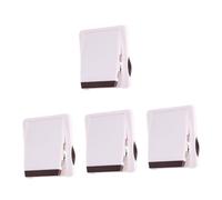 Beatifufu 4pcs Child Window Locks Prevent Accidents Soft Rubber Pad Double Button Lock Safe Home Environment