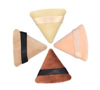 Beatifufu 4pcs Elf Powder Puff Dusting Powder Puff Face Makeup Sponge Cotton Makeup Triangle Cosmetic Cushion