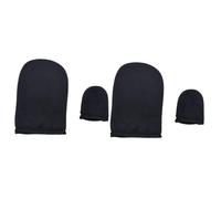 Beatifufu 4pcs Flocking Self Tanning Mitts for Sunscreen Application Soft Sponge Gloves for Sunless Tanning Protective and Portable for Easy Use