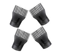 Beatifufu 4pcs High-temperature Resistant Plastic Hair Dryer Nozzle Comb Heat-resistant Blow Brush Attachments for Professional Salon and Home Styling Tools