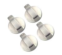 Beatifufu 4pcs Metal Gas Stove Ignition Knobs On-off Control Replacement for Kitchen Cooking Stove