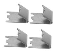 Beatifufu 4pcs Mini Fridge Accessories Refrigerator Replacement Parts Universal Stainless Steel Shelf Support Bracket for Fridge Freezer Cooler Easy Install Build