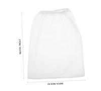 Beatifufu 4pcs Non Woven Nail Dust Pouch for Manicure Vacuum Cleaner Bags Professional Suction Collector Filters for Nail Art Dust Collection Easy to Use and Replace