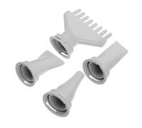 Beatifufu 4pcs Pet Hair Dryer Nozzle Attachments Abs Lightweight Blow Dryer Replacement Parts for Dog Grooming Fit Hair Blower Comb Nozzle Adapter