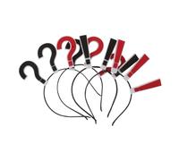 Beatifufu 4pcs Question Mark Hair Band Creative Headbands for Women and Teen Comfortable Hair Accessories for Parties and Everyday Wear Unique Playful Styling