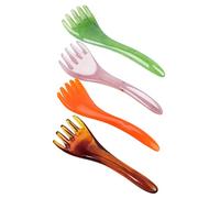 Beatifufu 4Pcs Resin Scalp Massager Comb for Hair Growth and Relaxation Five Claw Head Massage Tool for and Scalp Care for Any Occasion