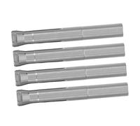 Beatifufu 4pcs Stainless Steel Nail Drill Bit Collet Chuck Three-jaw Spring Design for Professional Salon Home Manicure Easy Replacement for Versatile Nail Art Tools
