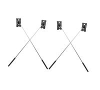 Beatifufu 4pcs Telescopic Parking Swiping Stick Vehicle Pass Holder Garage Parking Aid Tool Easy Extendable Card Grabber for Car Toll Fee Payment