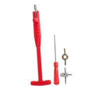 Beatifufu 4pcs Tire Valve Core Removal Tool Multi-Functional Stem Remover for Car Motorcycle Bicycle Plastic Metal Compact Tire Valve Repair Kit