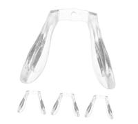 Beatifufu 4pcs Tr90 Eyeglass Pads for Adults and Children, Silicone Anti-Skid Cushion U-Shape Support for Glasses Frames, Full-Cover Nosepads