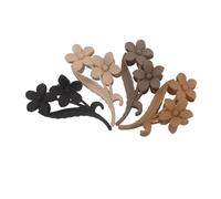 Beatifufu 4pcs Vintage Hairpin Tropical Hair Clips Hawaiian Claw Clips Large Bridal Luau Flower Flower Bohemia Plastic