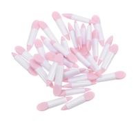 Beatifufu 50pcs Beauty Tool Set Makeup Brush Eye Shadow Lipstick Applicator Brushes Nail Art Applicator Tools Silica Gel Pink