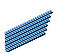 Beatifufu 50pcs Blue U Shape Car Air Conditioner Vent Outlet Decorative Strips Made of Flexible Pvc, Easy to Install Car Styling Accessories for Interior Trim Enhancement
