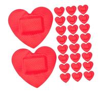 Beatifufu 50Pcs Heart-Shaped Adhesive Wound Stickers for Hemostasis and Protection Super Portable for Hands Feet Arms and Legs Wound Care Patches