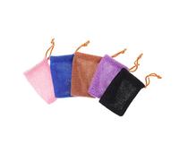 Beatifufu 5pcs Drawstring Soap Mesh Bag for Cosmetic and Facial Soap Nylon Suspendable Toiletry Pouch with Mesh Design to Create Lather Efficiently