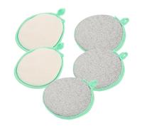Beatifufu 5pcs Dual-Sided Non-Scratch Kitchen Sponges for Dishwashing Reusable Multipurpose Scrub Pads with High Efficiency Grease Removal Compact Washable for Home