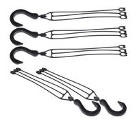 Beatifufu 5pcs Hanging Basket Wall Bracket Plastic Hooks for Flower Pot with Simple Installation and Good Load-Bearing Capacity, Sturdy Hanging Basket Wall Bracket for Balconies and Work