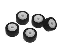 Beatifufu 5pcs Pinch Roller Bearing Wheel for Audio Tape Recorder Replacement, Pulley Bearing Roller for Cassette Machine Repair, Compatible with Radio Recorder Maintenance