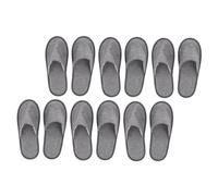 Beatifufu 6 Pairs Foldable Lightweight Travel Slippers Unisex Portable Household Guest Shoes for Hotels Motels and Outdoor Use Space-saving Soft Material