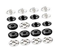 Beatifufu 60pcs Sew Invisible Metal Snap Buttons with Design Wear Resistant Fasteners for Clothing Sewing DIY Crafts Includes for Neat Garment Appearance