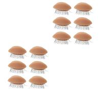 Beatifufu 6pairs Eyelash Replacement Kit Practice Tool for Lash Extensions Removable and Reusable Eyelids for Makeup Artists Soft and Design for Eyelash Application Training