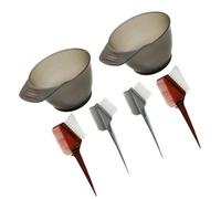 Beatifufu 6pcs Hair Coloring Set Includes Hair Dye Bowls Dye Combs for Easy Mixing and Application Washable and Reusable Tools for Salon-quality Results Random Style