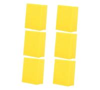 Beatifufu 6pcs Makeup Sponge for Wet and Dry Use Soft Cheese-shaped Beauty Sponges for Foundation Application Reusable Cosmetic Tool for Finish