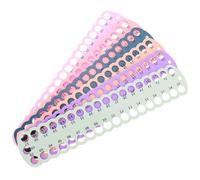 Beatifufu 6Pcs Plastic Cross Stitch Thread Organizer Boards Floss Holder for Embroidery Sewing Craft Daily Use Thread Sorting and Winding Tools