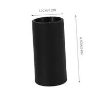Beatifufu 6pcs Plastic Roller Rod Sleeve for Mop Handles Telescopic Middle Pipe Cover Replacement Easy Installation Black for Household Cleaning Tools