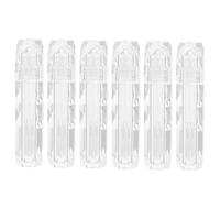 Beatifufu 6Pcs Refillable Lip Gloss Tubes with Abs Containers for DIY Lip Balm Holder Stylish Compact Design for Homemade Lipstick Travel and Daily Use