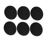 Beatifufu 6pcs Ultra-thin Makeup Puff for Foundation Soft Pu Leather Blending Applicators for Powder for Travel and Daily Use Compatible with Various Powder Puff Boxes