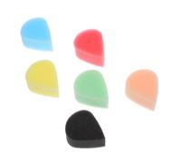 Beatifufu 6pcs Water Drop Shaped Face Paint Sponges for Adults Ergonomic Makeup Puff for Foundation Powders Creams for Face and Body Painting Creative Art Supplies with Vivid Colors