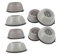 Beatifufu 8pcs Anti- Shockproof Washer Pad Fridge Washing Machine Raising Cushion for Noise Reduction and Stability Suitable for Home Appliances Tables and Chairs