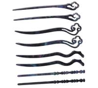 Beatifufu 8pcs Chinese Hair Sticks Lightweight Elegant Hair Bun Accessories for Women Retro Ancient Style Chopsticks for Daily Use Weddings