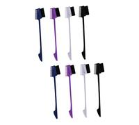 Beatifufu 8pcs Dual Use Eyebrow and Broken Hair Brushes Portable Brow Makeup Tools for Women for Salon Home Use Mixed Colors